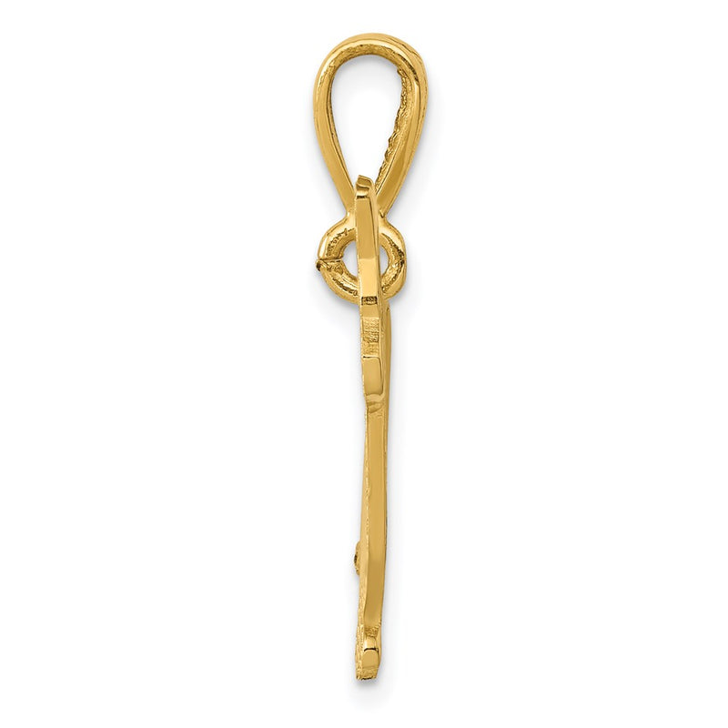 14k Yellow Gold Welsh Corgi Pendant