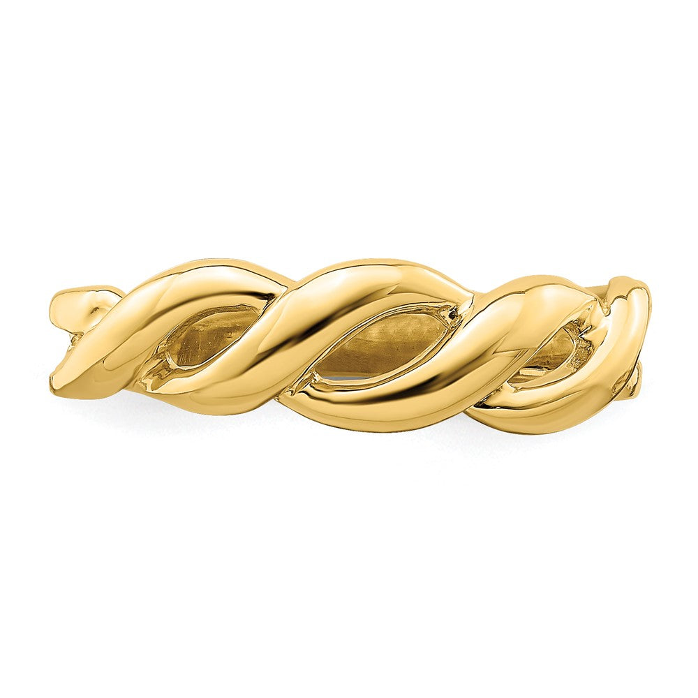 14K Yellow Gold Freeform Knot Ring