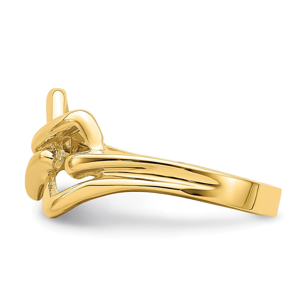 14K Yellow Gold Freeform Knot Ring