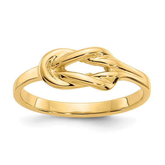 14K Yellow Gold Freeform Knot Ring