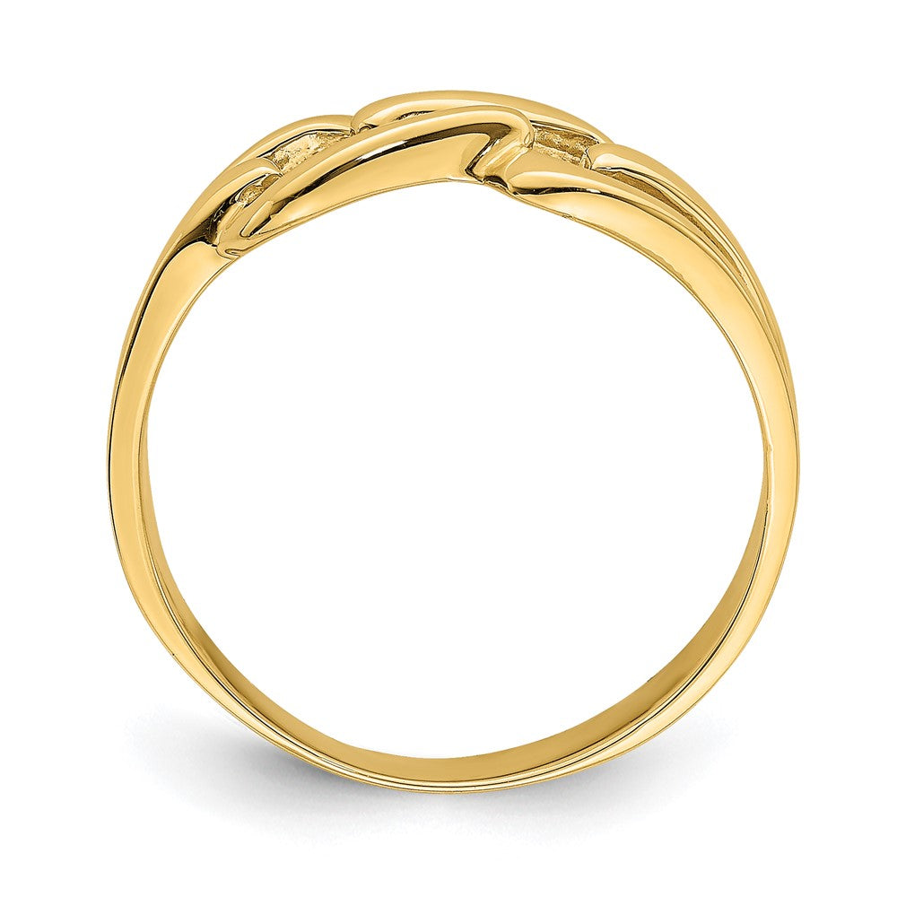 14K Yellow Gold Freeform Knot Ring