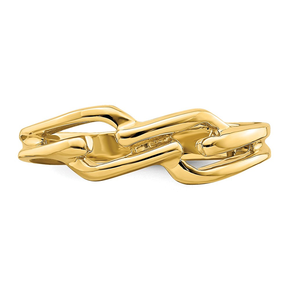 14K Yellow Gold Freeform Knot Ring