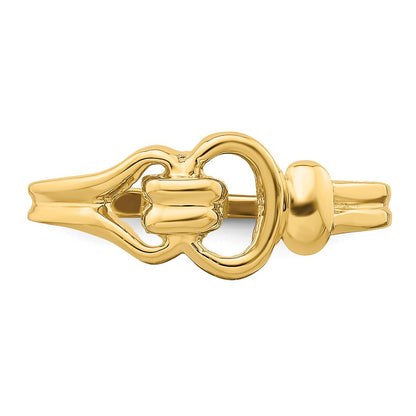 14K Yellow Gold Freeform Knot Ring