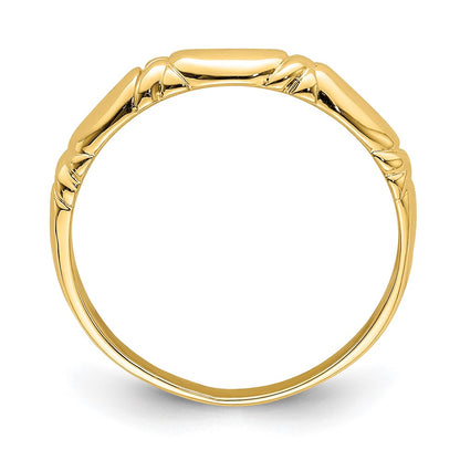 14K Yellow Gold Twist Design Ring