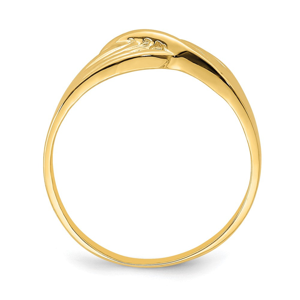 14K Yellow Gold Freeform Ring