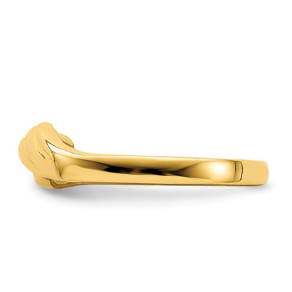14K Yellow Gold Freeform Ring
