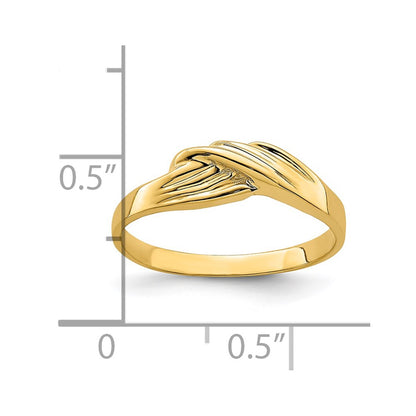 14K Yellow Gold Freeform Ring