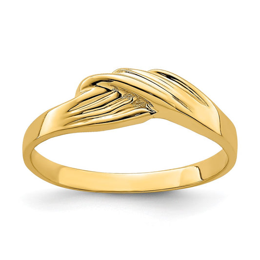 14K Yellow Gold Freeform Ring