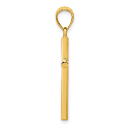 14k Yellow Gold Cross Pendant