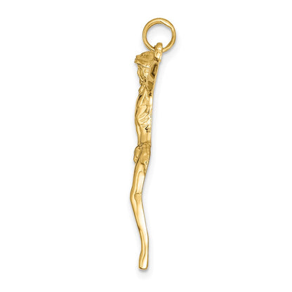 14k Yellow Gold Polished Corpus Pendant