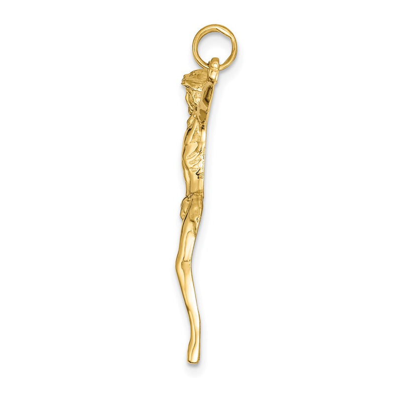 14k Yellow Gold Polished Corpus Pendant