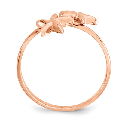 14k Rose Gold Starfish Ring