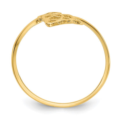 14K Yellow Gold Polished Celtic Knot Ring