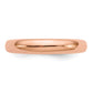 14k Rose Gold Polished Band Ring