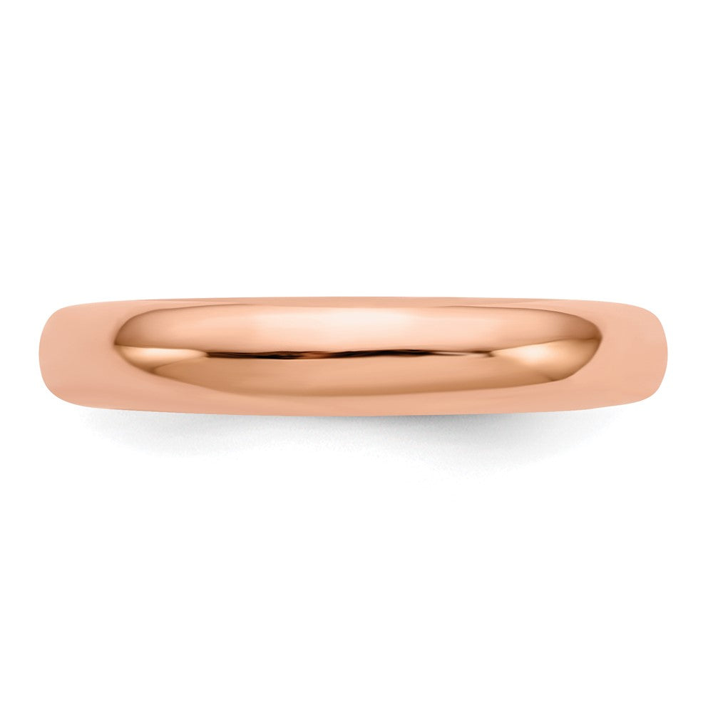 14k Rose Gold Polished Band Ring