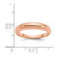 Solid 10K Yellow Gold Rose Gold Polished Men's/Women's Wedding Band Ring Ring Size 7