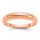 Solid 10K Yellow Gold Rose Gold Polished Men's/Women's Wedding Band Ring Ring Size 7