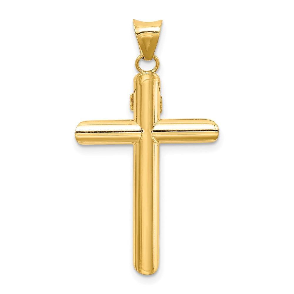 14k Two-tone Gold Two-tone Gold Polished Crucifix Pendant