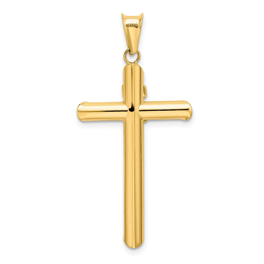 14k Two-tone Gold Two-tone Gold Polished Crucifix Pendant