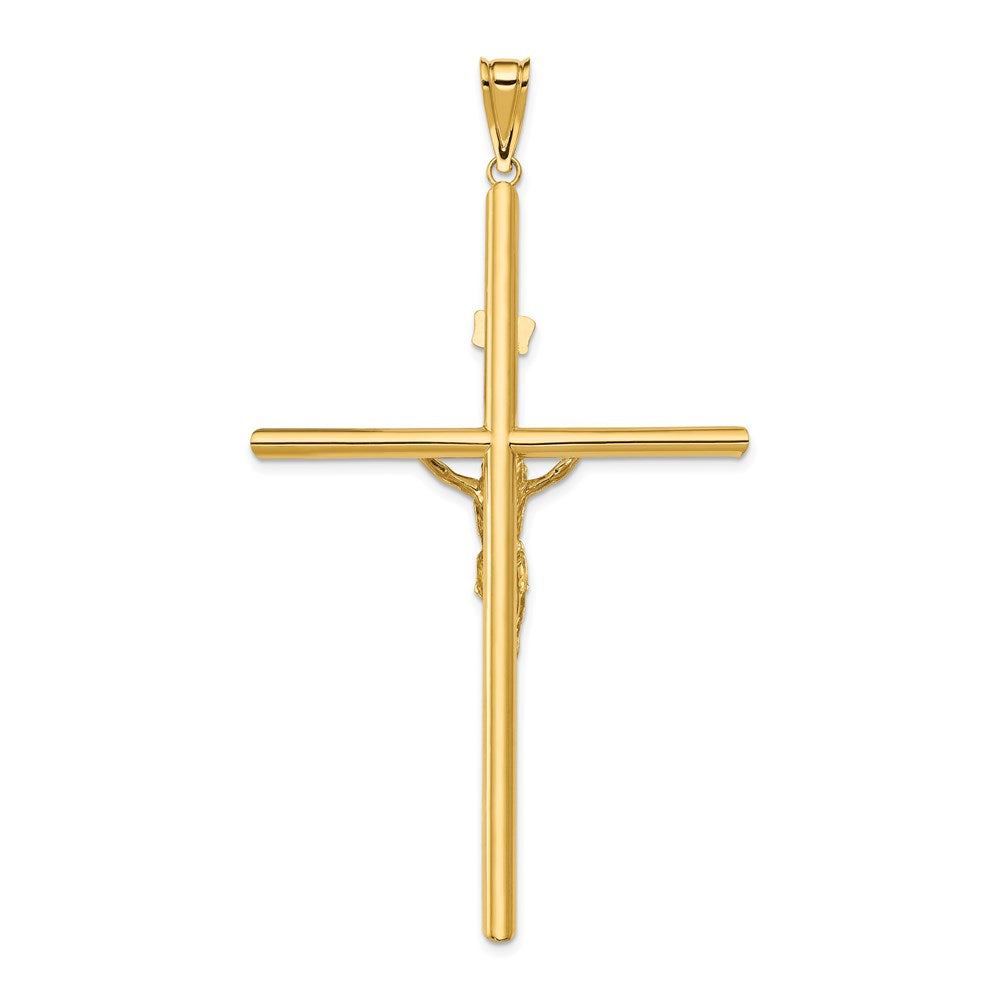 14k Two-tone Gold Two-tone Gold Polished Jesus Crucifix Pendant