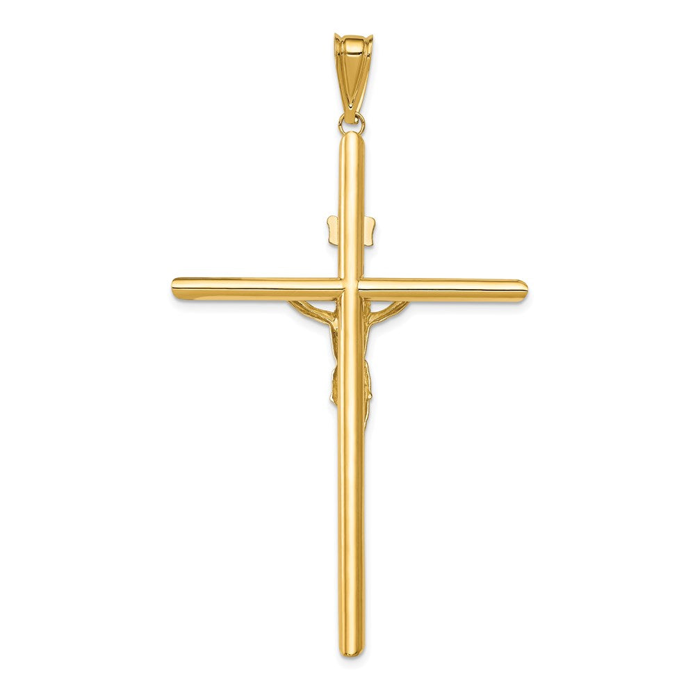 14k Two-tone Gold Two-tone Gold Polished Jesus Crucifix Pendant
