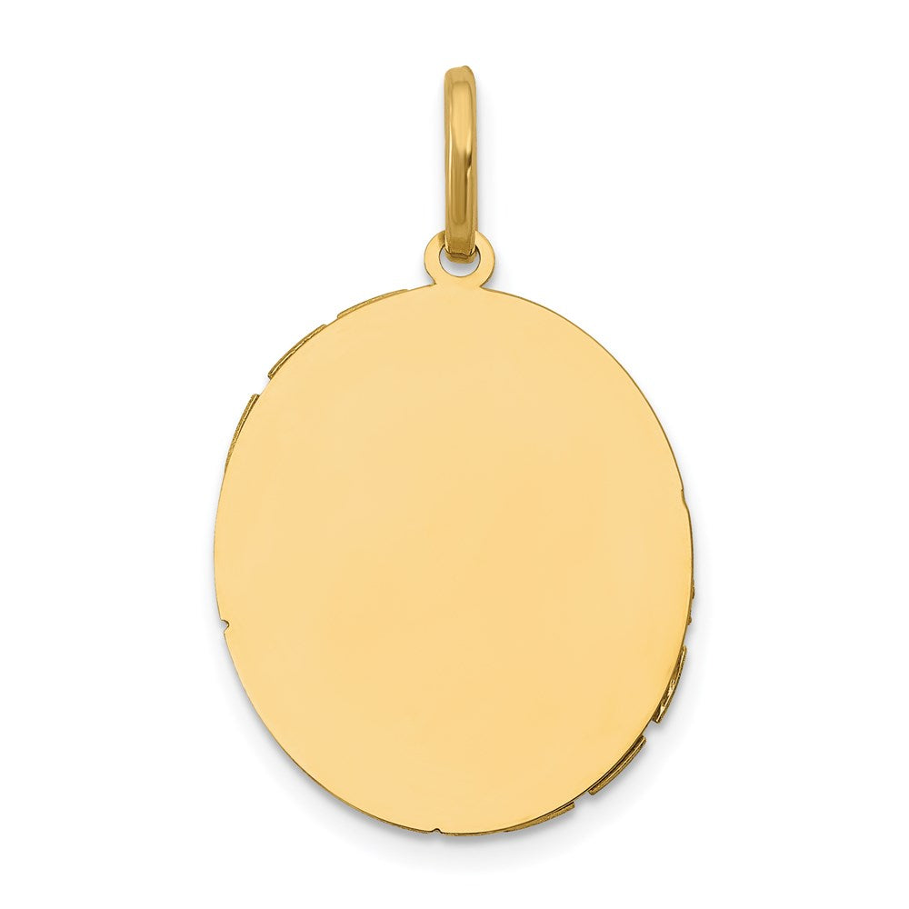 14k Two-tone Gold Two-tone Gold Our Lady Of Guadalupe Semi-solid Pendant