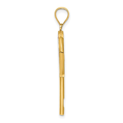 14k Yellow Gold w/Multi-Color Enamel 3-D Lollipop Charm