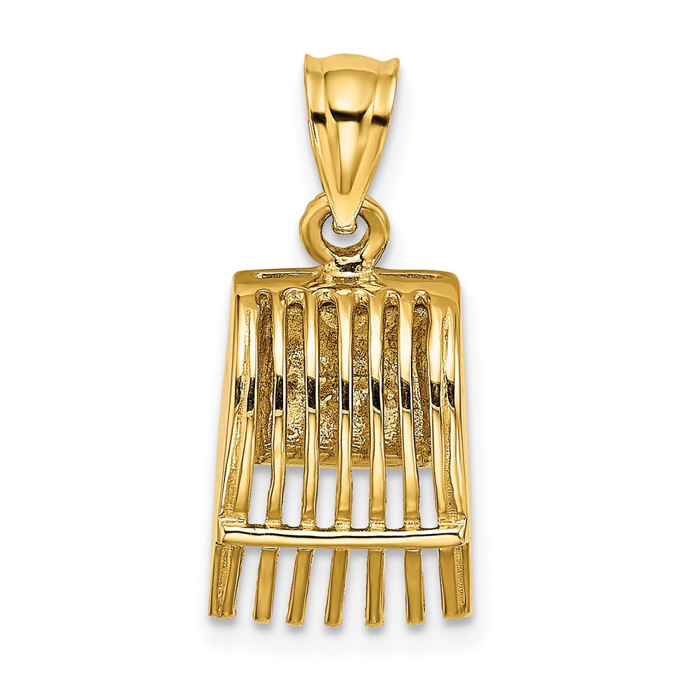 14k Yellow Gold 3D Cranberry Scoop Charm