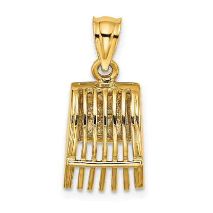 14k Yellow Gold 3D Cranberry Scoop Charm