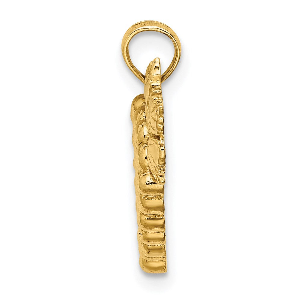 14k Yellow Gold Bunch Of Grapes Charm