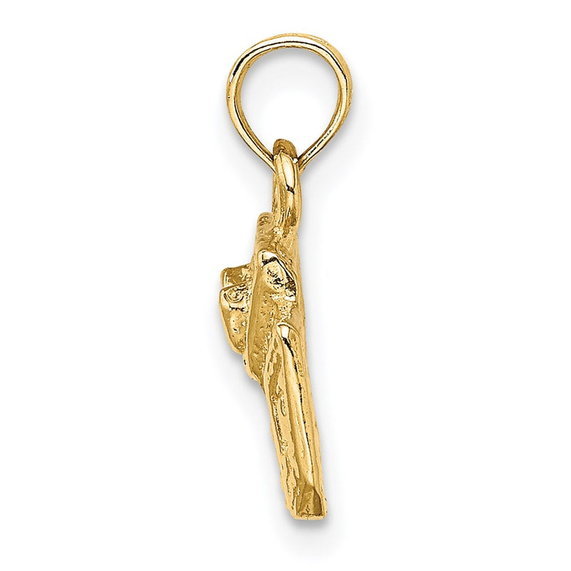 14k Yellow Gold 3D KINGS ARMS TAVERN WILLIAMSBURG VA Charm