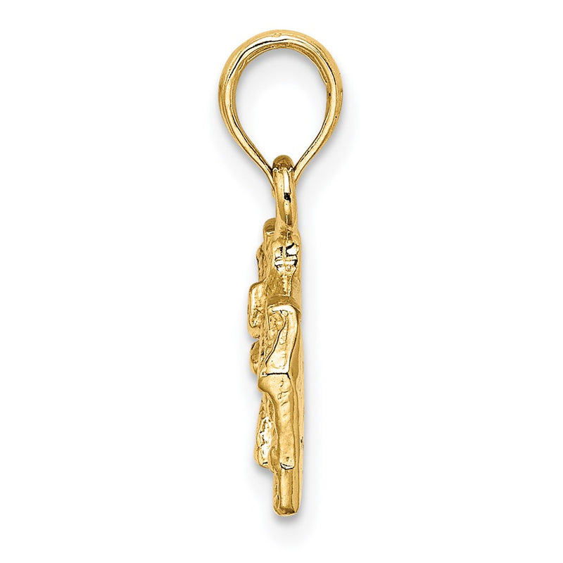 14k Yellow Gold 3D WREN BUILDINGS WILLIAMSBURG VA  Charm