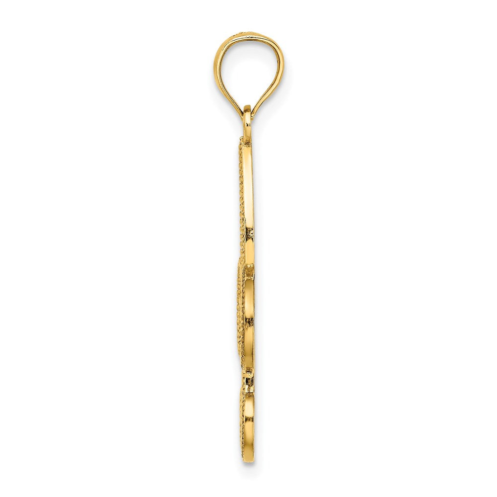 14k Yellow Gold Fleur-de-Lis Charm