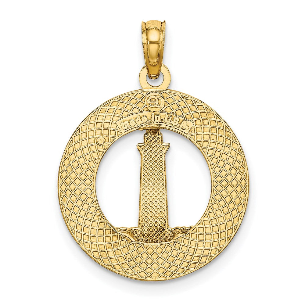 14k Yellow Gold BOOTHBAY HARBOR Lighthouse Charm