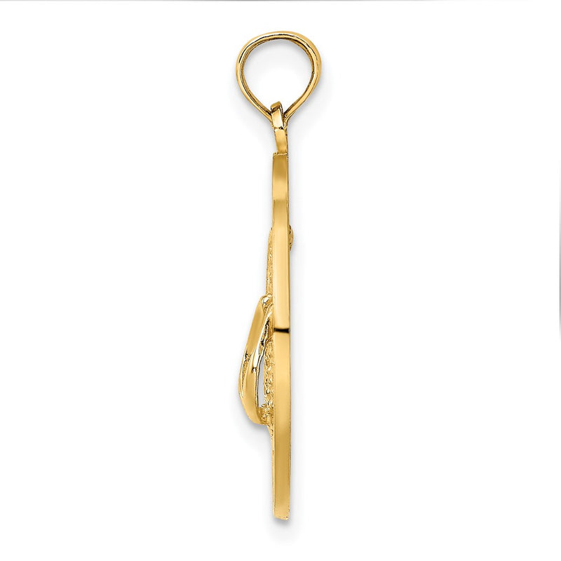 14k Yellow Gold CAPE MAY w/ Flip-Flop Charm