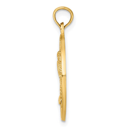 14k Yellow Gold CHARLESTON Palm Tree Charm
