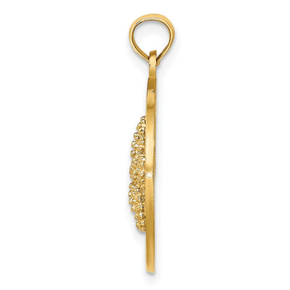 14k Yellow Gold CANCUN w/Starfish Circle Charm