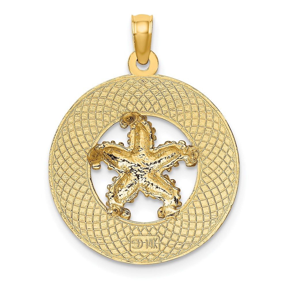 14k Yellow Gold CANCUN w/Starfish Circle Charm