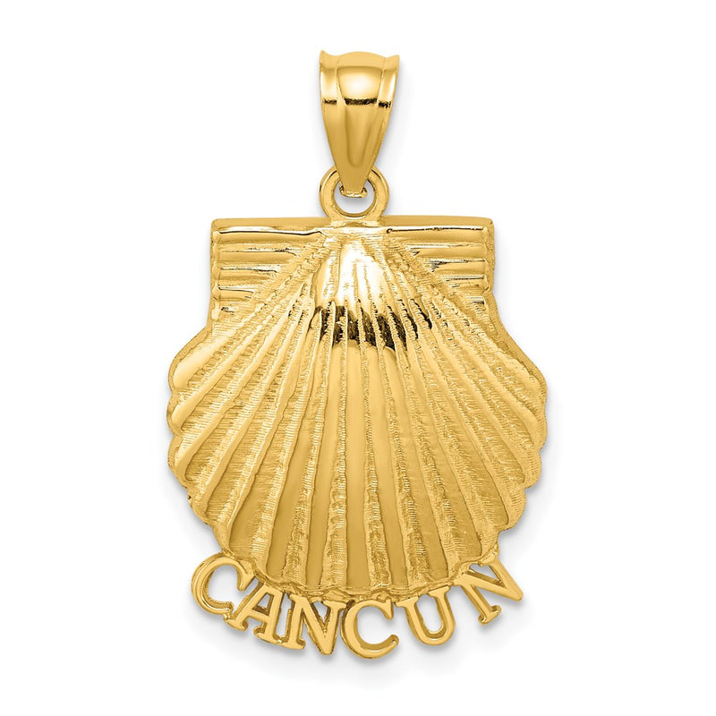 14k Yellow Gold CANCUN Scallop Shell Charm
