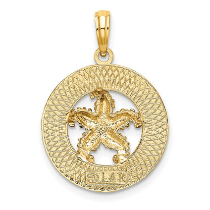14k Yellow Gold CAPE COD Starfish Charm