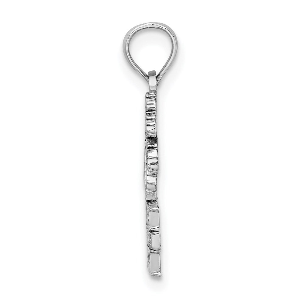 14k White Gold SOUTH BEACH Palm Tree Charm