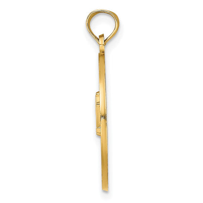 14k Yellow Gold CHARLESTON Bridge Charm