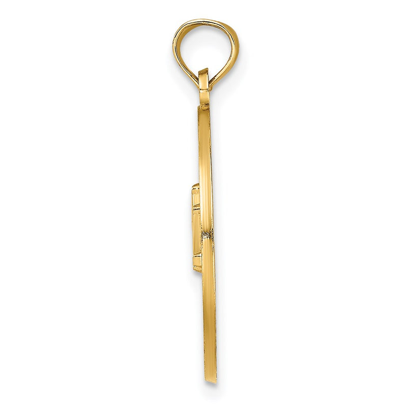 14k Yellow Gold CHARLESTON Bridge Charm