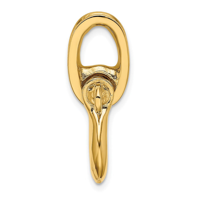 14k Yellow Gold 3-D Medium Shackle Charm