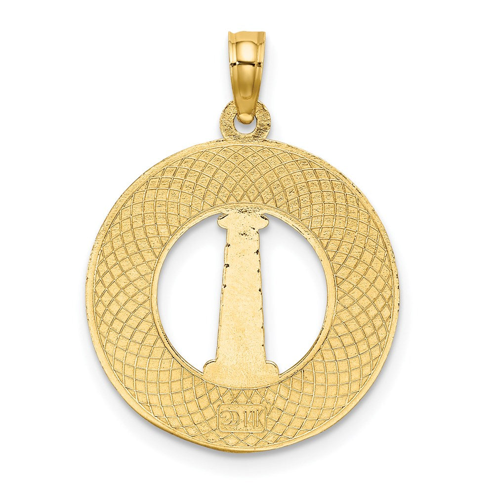14k Yellow Gold CAPE COD Lighthouse Charm