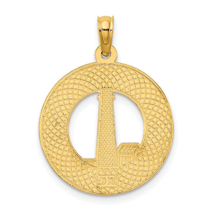 14k Yellow Gold CAPE MAY w/ Lighthouse Charm