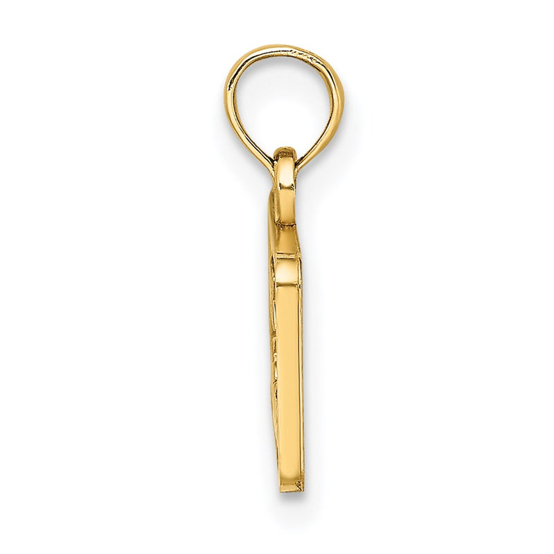 14k Yellow Gold OBX NORTH CAROLINA License Plate Charm