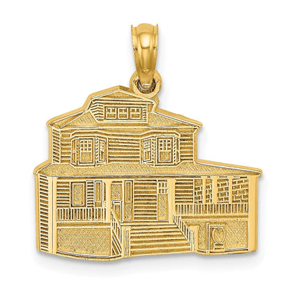 14k Yellow Gold The MANSE BED and BREAKFAST - CAPE MAY NJ Charm