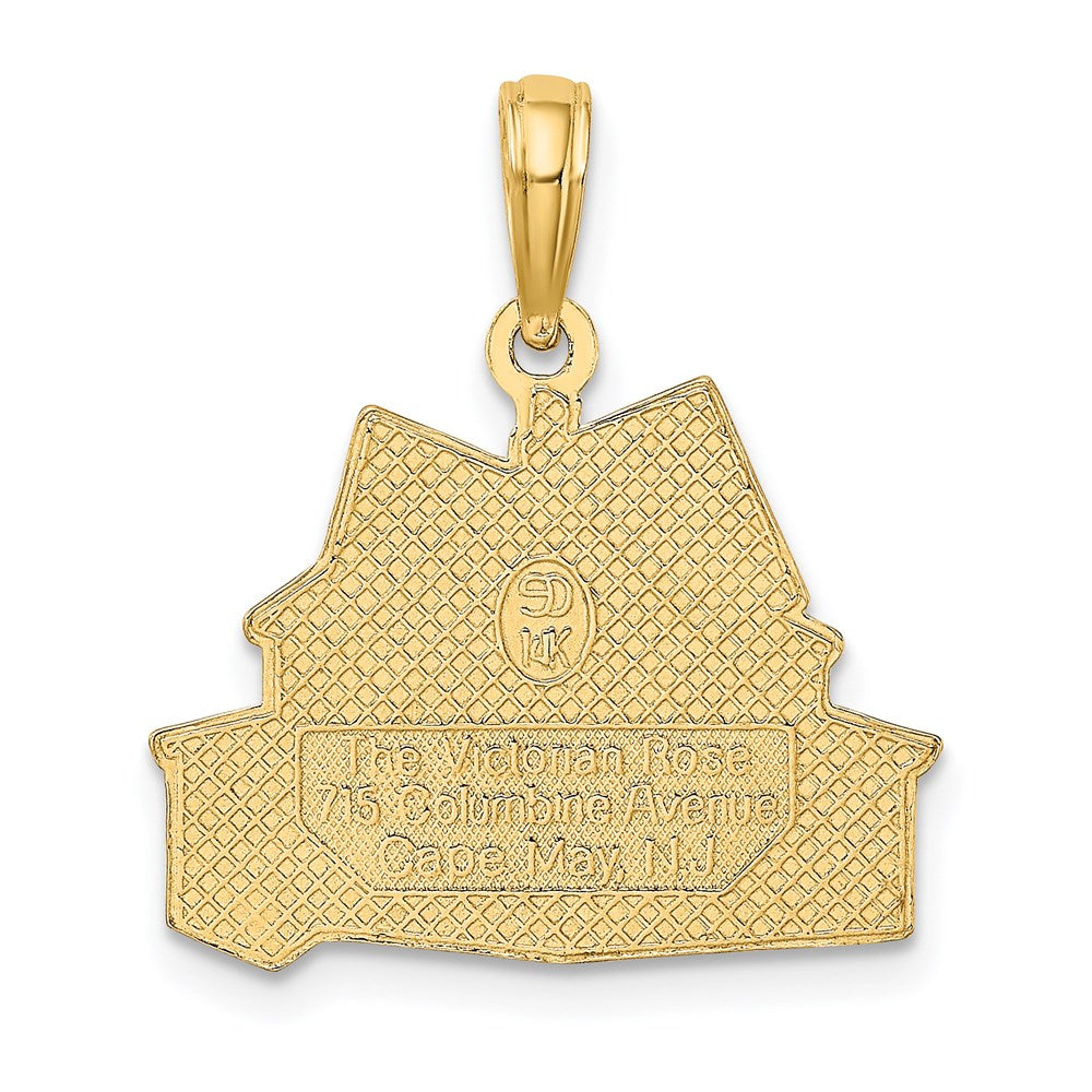 14k Yellow Gold The VICTORIAN ROSE - CAPE MAY NJ Charm