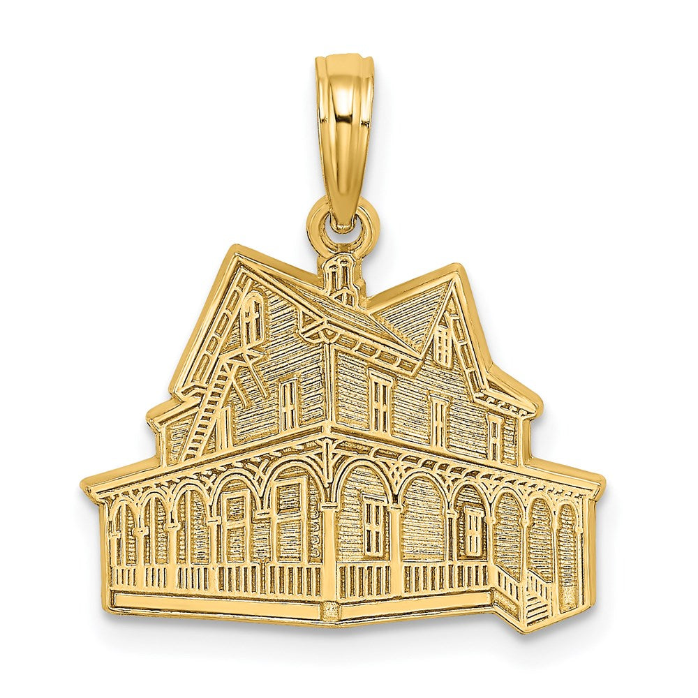 14k Yellow Gold The VICTORIAN ROSE - CAPE MAY NJ Charm